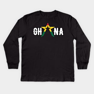 Ghana Kids Long Sleeve T-Shirt